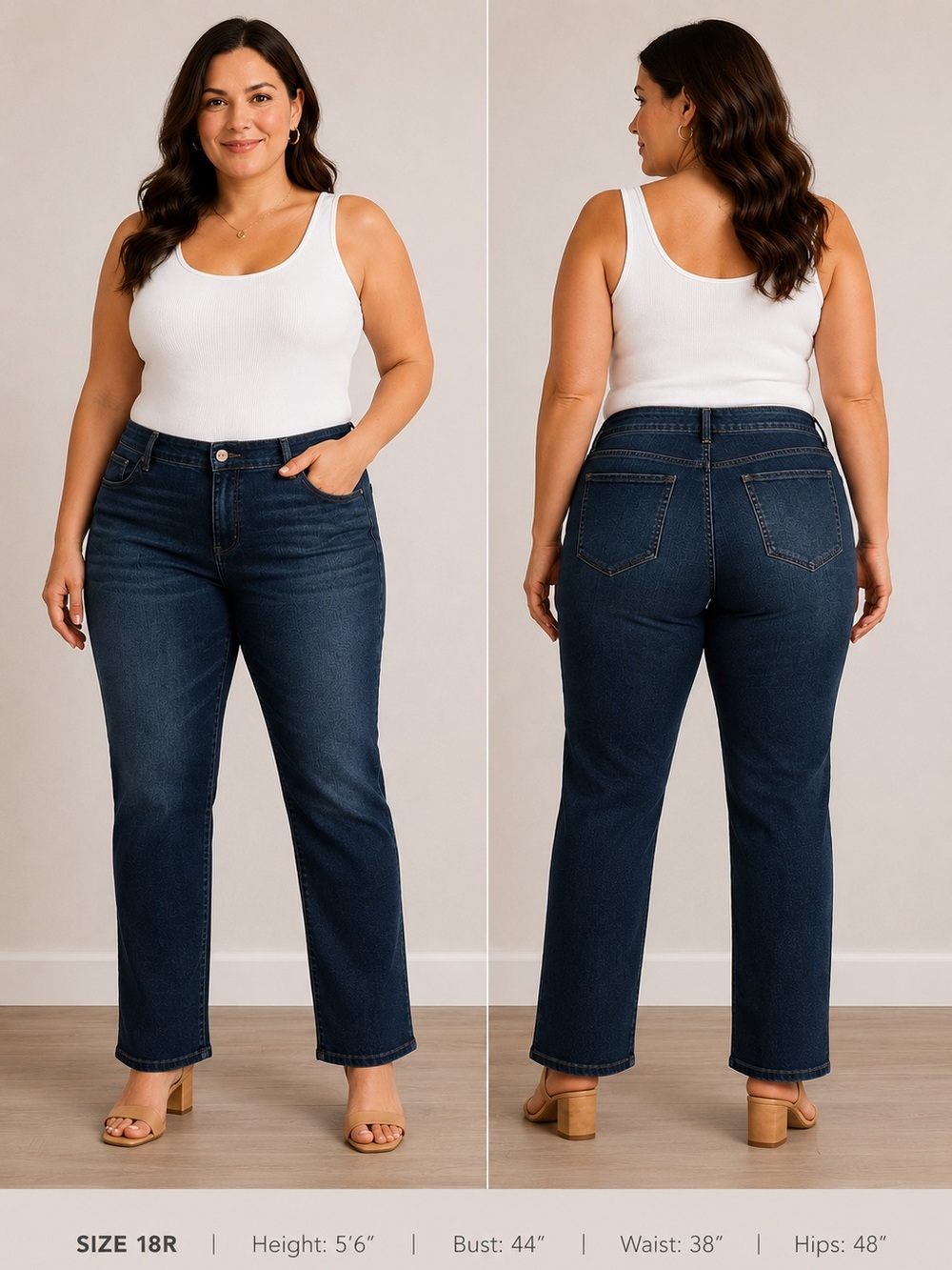 Chico's Women's Dark Blue Bootcut Jeans